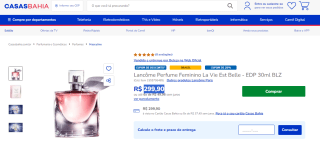 Perfume Feminino Lancôme La Vie Est Belle de 30ml - R$ 299,90