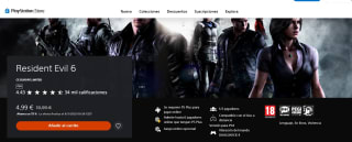 Juego para PS4 Resident Evil 6 por 4,99€