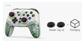 Mando inalámbrico Switch PRO para Nintendo Switch/Oled/Lite/Elite, para Cool Tears of The Kingdom Limited Edition verde por 19.08€