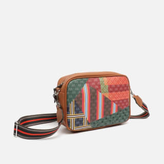 Bolso bandolera monograma en patchwork de Misako por 8,10€