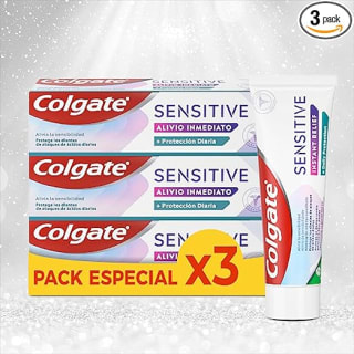 6 pastas Colgate Sensitive Alivio Inmediato 75ml por 17€