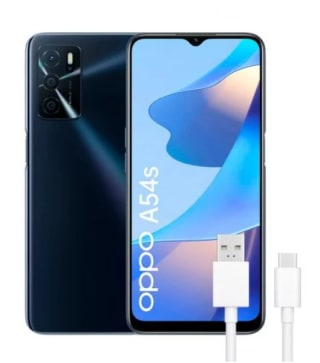 OPPO A54s 4/128GB Negro Libre + Cable USB 3.1 Type-C por 149€