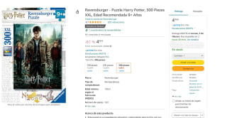 Puzzle Harry Potter, 300 Piezas XXL marca Ravensburger por por 4,98€
