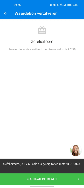 Social Deal kortingscode voor €2,50 tegoed