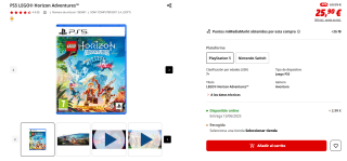 Videojuego PS5 LEGO Horizon Adventures por 25,90€
