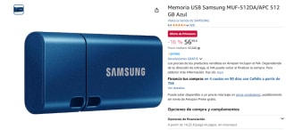 Memoria USB Samsung MUF-512DA/APC 512 GB por 56,99€