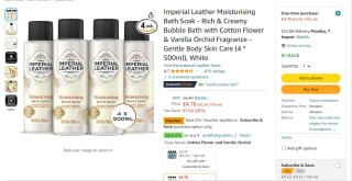 Imperial Leather Moisturising Bath Soak for £4.76 at Amazon