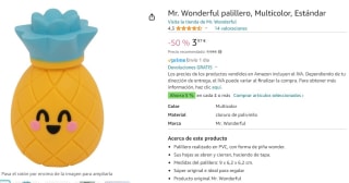 Mr. Wonderful palillero, Multicolor, Estándar por 3,97€
