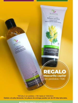Regalo de Mascarilla capilar gratis en pedidos +15€