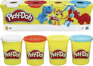 Play-Doh Pack 4 Botes plastilina colores surtidos por 2,10€