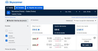 Vuelos a Japón ida y vuelta por tan solo 519€ en Diciembre