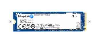 Carte SSD interne M2 MVMe Kingston NV3 (GEN4) de 2 To à 131€