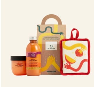 Soak & Slather Mango Bath Set voor €4 bij The Body Shop