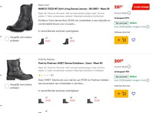 Tot 70% korting op boots/laarzen van bv Tommy, Puma en Guess bij Bol
