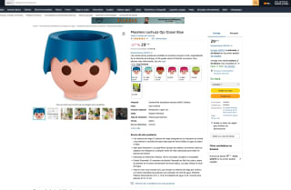 Macetero Lechuza Ojo Ocean Blue por solo 29,21€