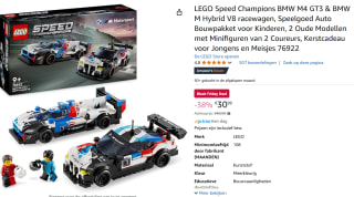 LEGO Speed Champions BMW M4 GT3 & BMW M Hybrid V8 racewagen voor €30,99 bij Amazon