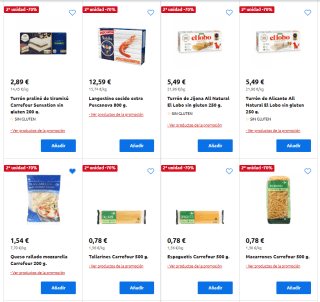 Segunda unidad al 70% descuento en tu compra en Carrefour supermercado