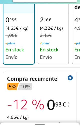 Cacahuetes tostados y salados by Amazon 200g por 0,93€.