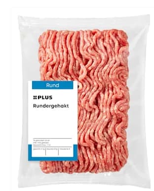 300 gram Rundergehakt voor €3,29 bij de Plus
