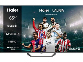 TV QLED 65" Haier S80E Series H65S80EUX, Smart TV (Google TV), HDR 4K, Direct LED, Dolby Audio, Dbx-tv por 499€