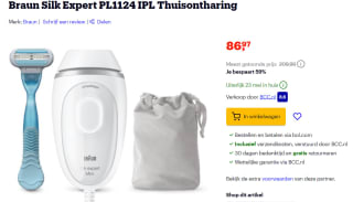 Braun Silk Expert PL1124 IPL Thuisontharing voor €86,97 bij Bol.com