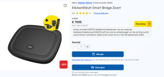 KlikAanKlikUit Smart bridge voor €79,95 bij Toolstation