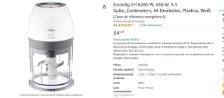 Picadora eléctrica CH6280 W  marca Grundig por 34,03€