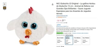 NICI Glubschis: El Original – La gallina Henlou de Glubschis 15 cm por 3,97€