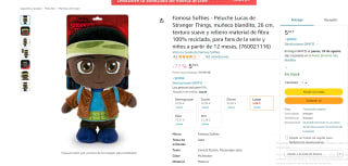 Peluche Lucas 26cm Stranger Things Famosa por 5,84€