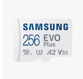 Samsung EVO Plus MicroSDXC 256GB UHS-I U3 V30 Clase 10 con adaptador por 13,86€