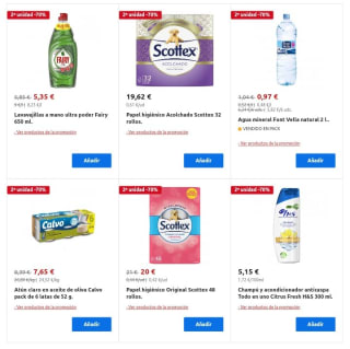 Recopilación -70% de Descuento en la Segunda Unidad desde Carrefour.