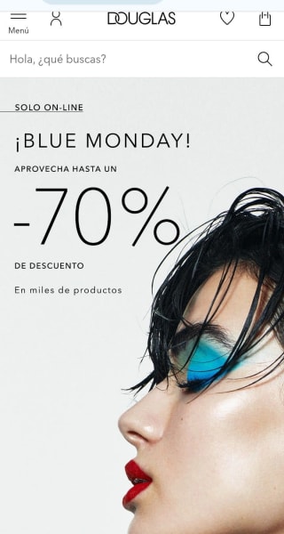 Hasta un -70% de Descuento en Douglas.