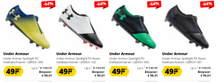 Tot 65% korting op Under Armour voetbalschoenen bij Sport Korting