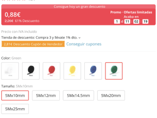 5M Organizador de cables USB de nailon por 0.88€