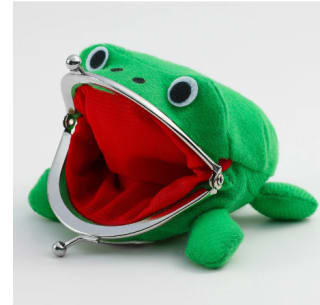 Monedero con forma de rana por 4,85€