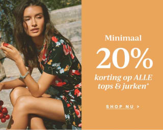 20% korting op alle tops & jurken bij Vila
