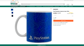 Taza Sony Playstation Cambio de Calor 325ml por 3,99€