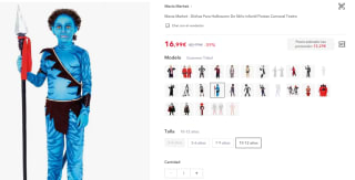 Hasta 60% + 30% EXTRA en disfraces y accesorios Halloween