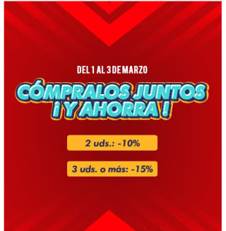 Descuentos de -15% y -10%