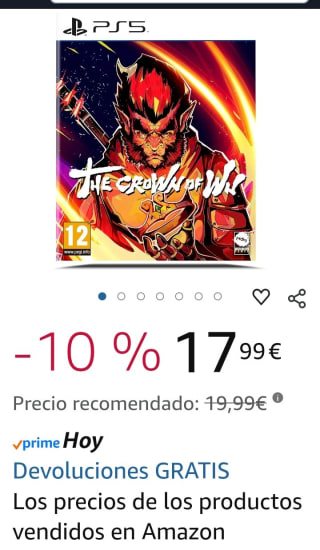 The Crown of Wu PS5 por 16€.