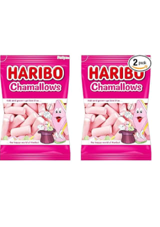 Pack 2 x 850 grs de Haribo Chamallows Tubular por 7.1€
