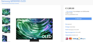 Samsung QE55S90D - 55 inch - 4K QD-OLED - 2024 voor €1289 bij El-Vidas