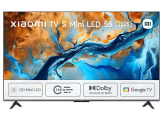 TV Mini LED 55" Xiaomi TV S Mini LED 55 2025, UHD 4K, Smart TV con Google, 144 Hz por 424,15€