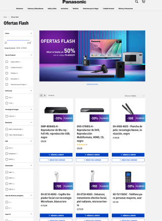 Código hasta 50% Descuento en Panasonic
