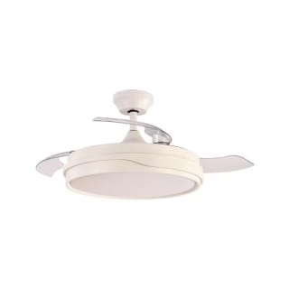 LedHogar Ventilador de techo color Blanco, Material: Metal y Acrílico por 38,72€