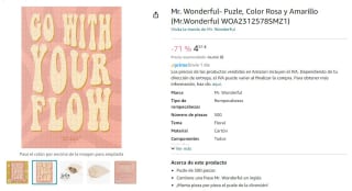 Puzzle 500 piezas Go with your flow Mr Wonderful por 4,91€