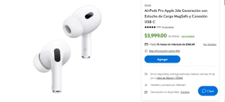 AirPods Pro 2 GEN por $3,999 en Walmart