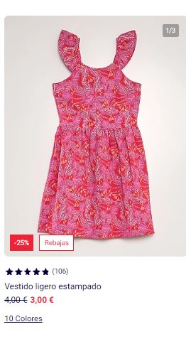 Rebajas en Kiabi desde 1€