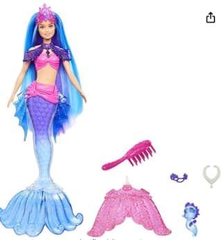 Barbie Malibu zeemeermin voor €12,95 bij Amazon.nl