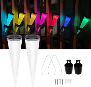 2 Aplique solar Exterior Ip65 por 9,99€